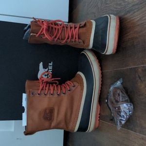 Sorel Brown and Black Winter Boots